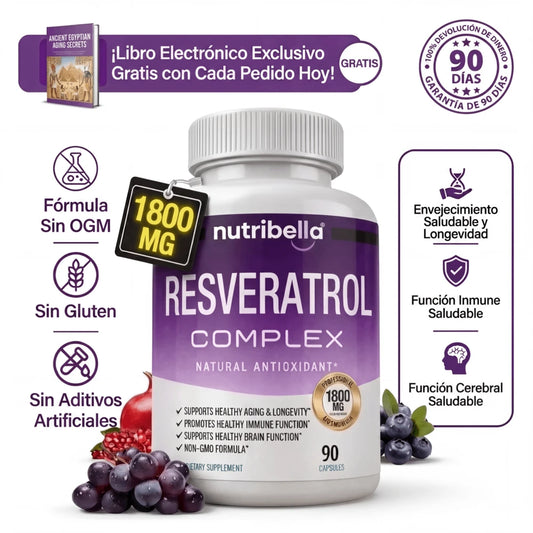 NUTRIBELLA COMPLEJO DE RESVERATROL COMPLEX 1800gm