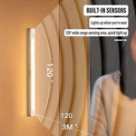 LUZ LED MAGNÉTICA CON SENSOR DE MOVIMIENTO PACK X3