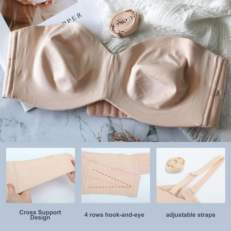 SUJETADOR BANDEAU ANTIDESLIZANTE CONVERTIBLE