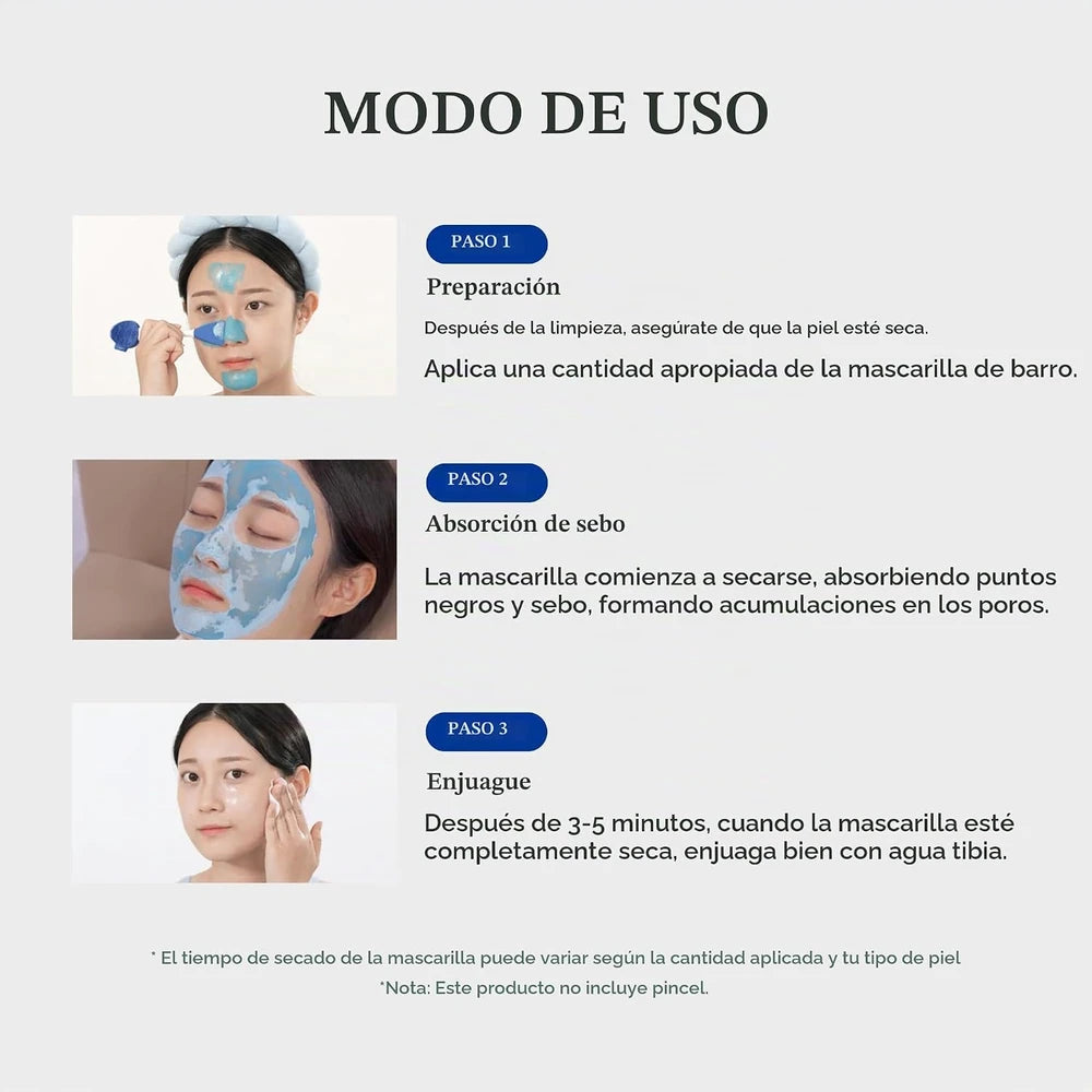MEDICUBE SET DE MASCARILLA DE BARRO ZERO