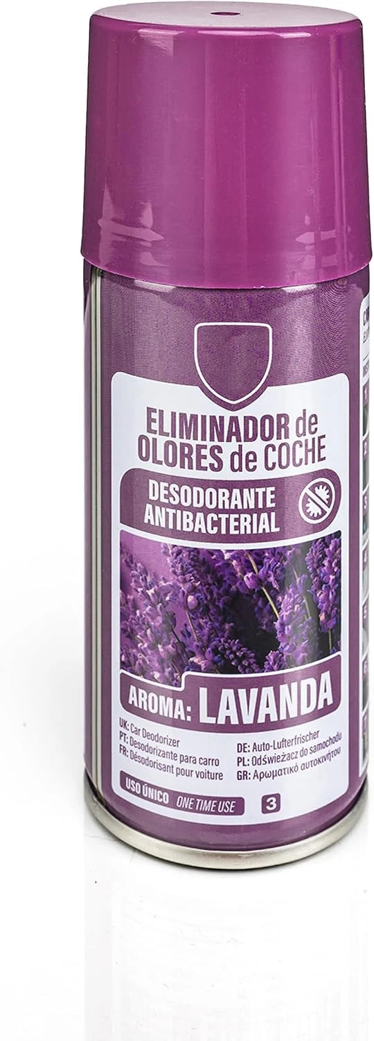 ELIMINADOR DE OLORES PARA COCHE LAVANDA