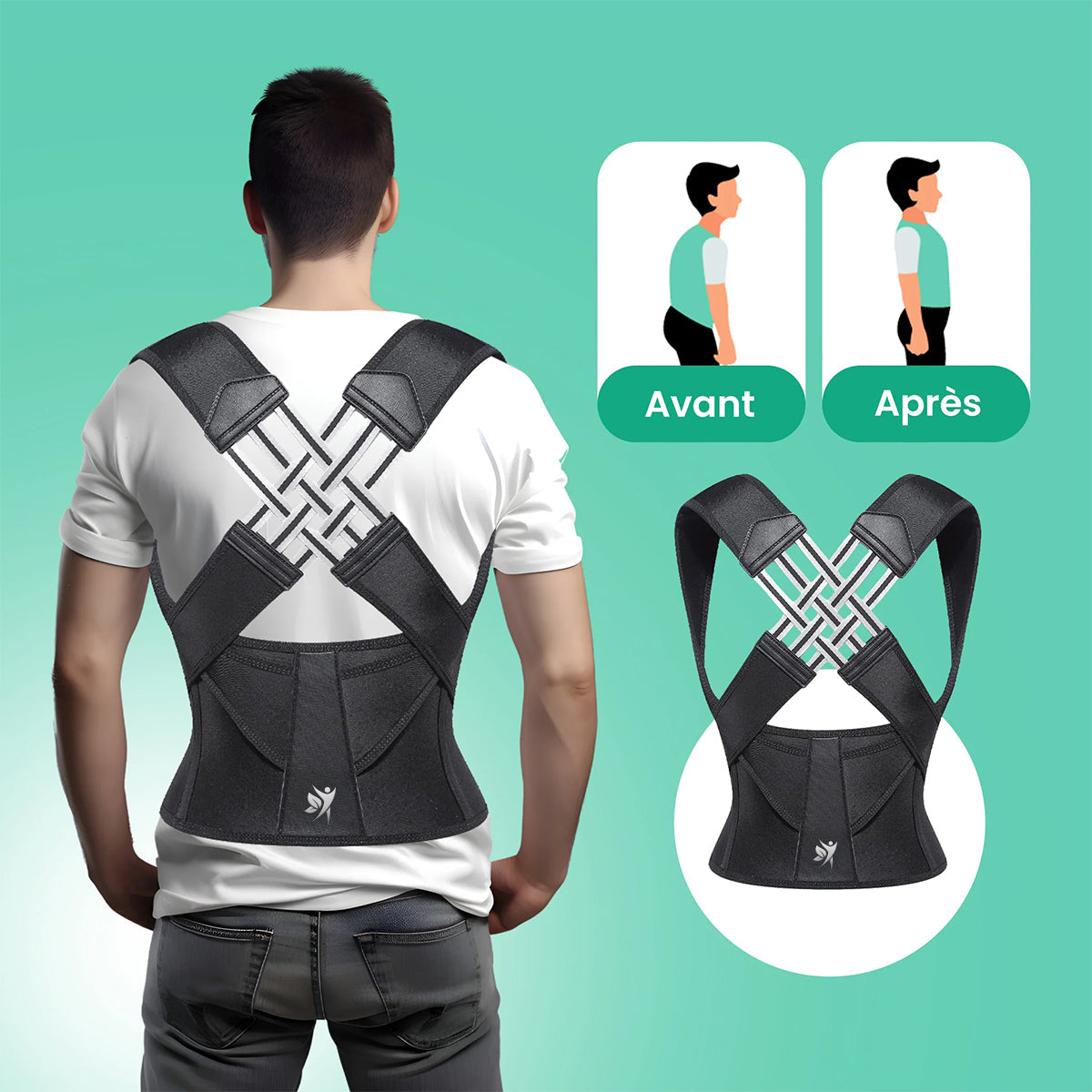 PosturePro™ | Corrige la postura y alivia el dolor de espalda.