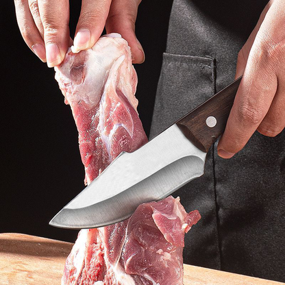 Super Steel - Cuchillo carnicero premium