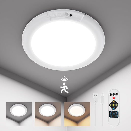 LUZ INALAMBRICA RECARCABLE - CON SENSOR DE MOVIMIENTO (PACK X 4 UND)