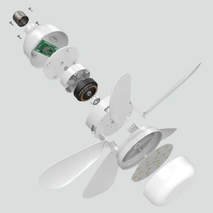 VENTILADOR DE TECHO CON ILUMINACIÓN Y CONTROL REMOTO