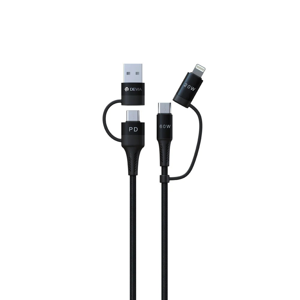 CABLE MULTIFUNCIONAL PARA TODO TIPO DE CELULAR - CARGA RÁPIDA