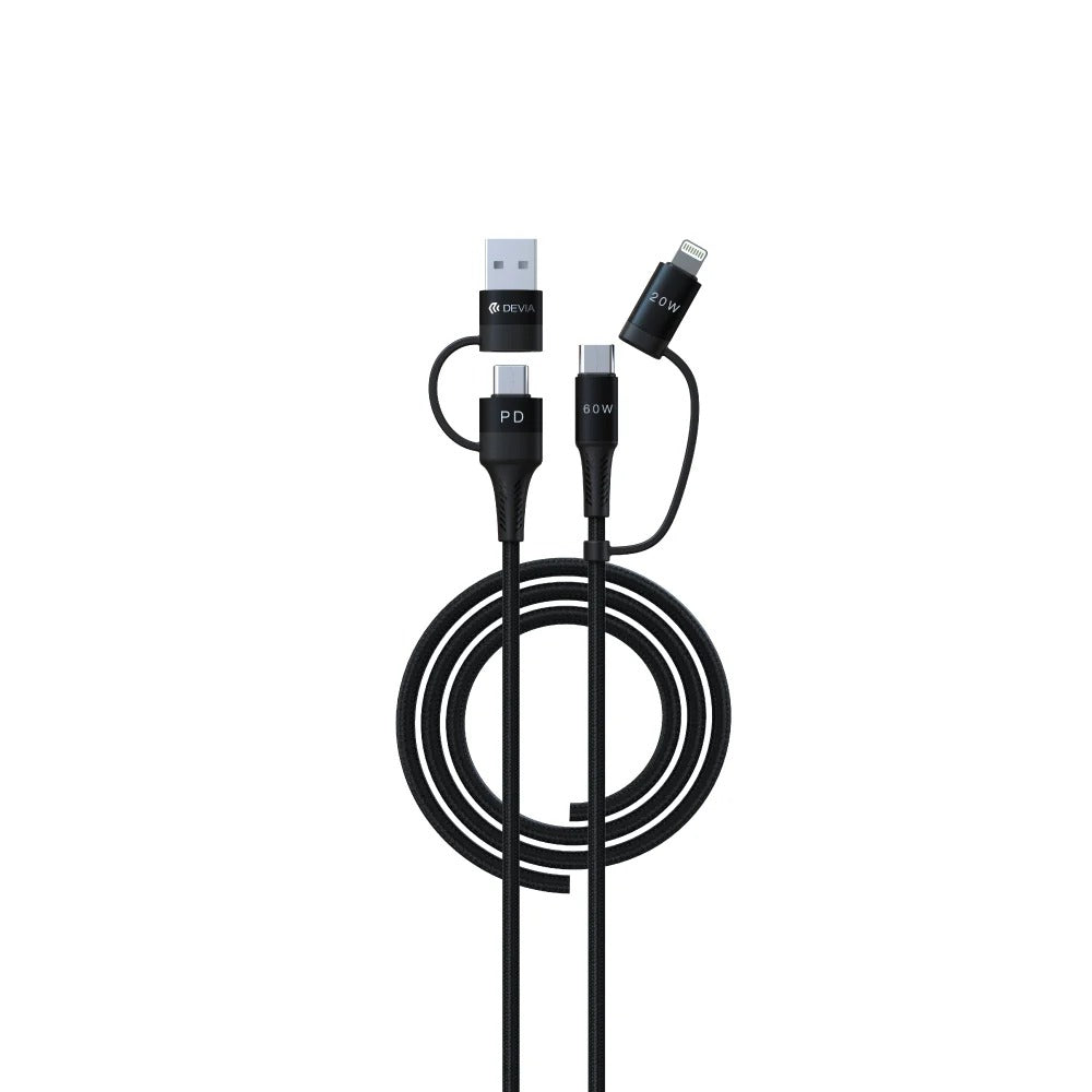 CABLE MULTIFUNCIONAL PARA TODO TIPO DE CELULAR - CARGA RÁPIDA